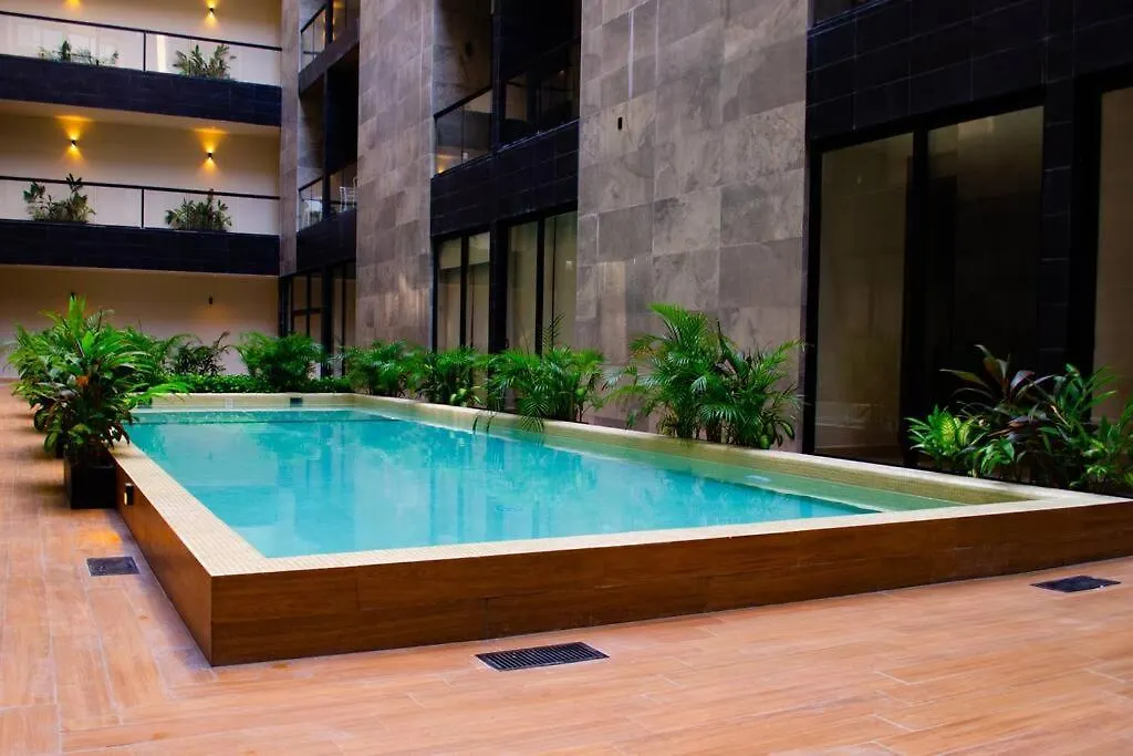 Apartamento City & Ocean View Condo / Pool,Jacuzzi & Parking - 423 Musa Playa del Carmen México