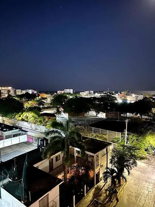 City & Ocean View Condo / Pool,Jacuzzi & Parking - 423 Musa Playa del Carmen